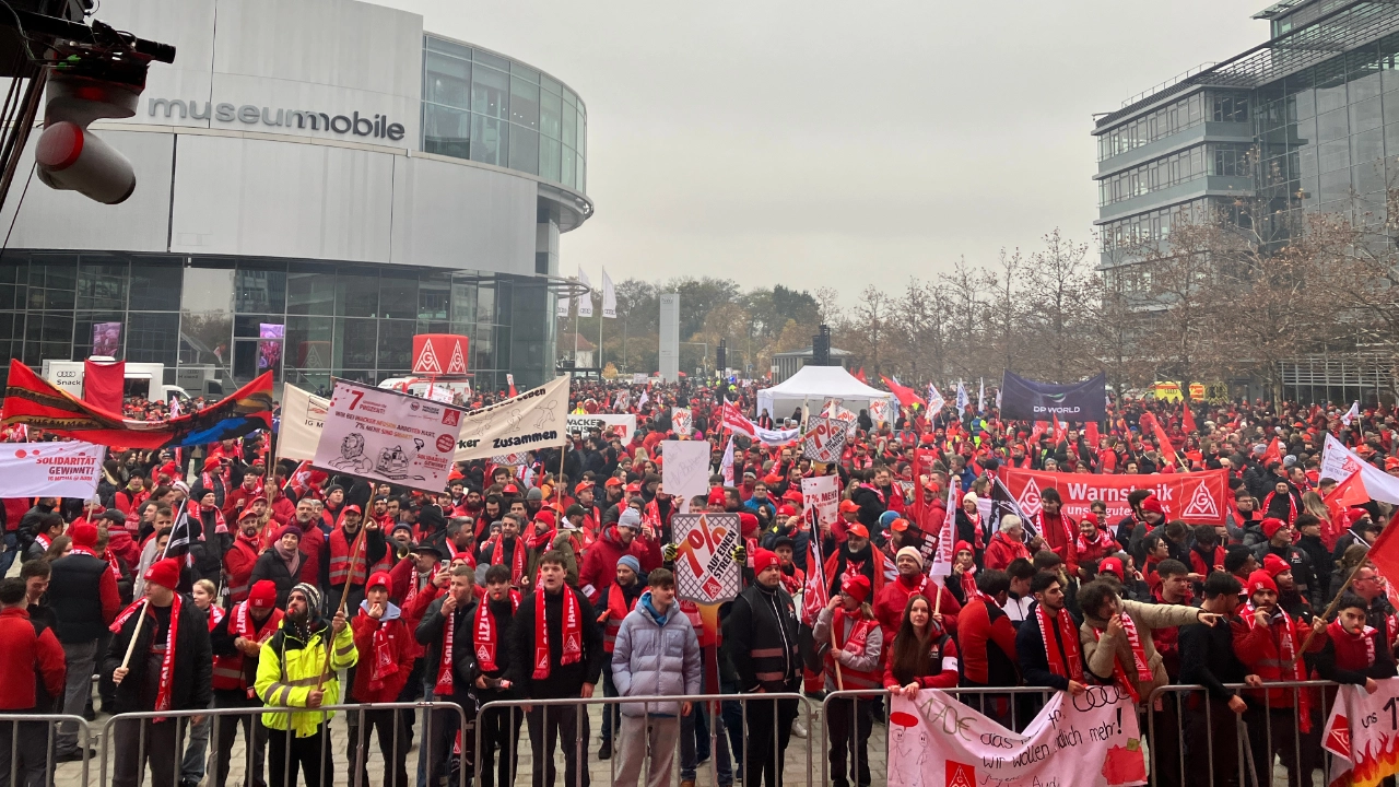 Warnstreik Audi Ingolstadt