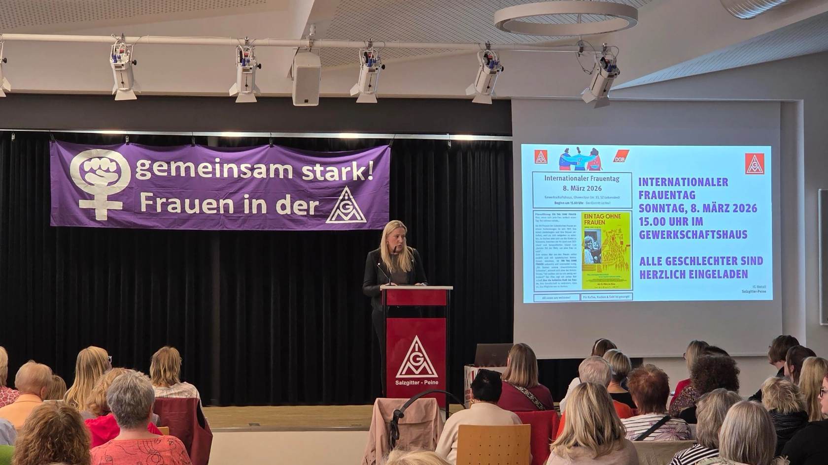 Filmvorführung zum internationalen Frauentag