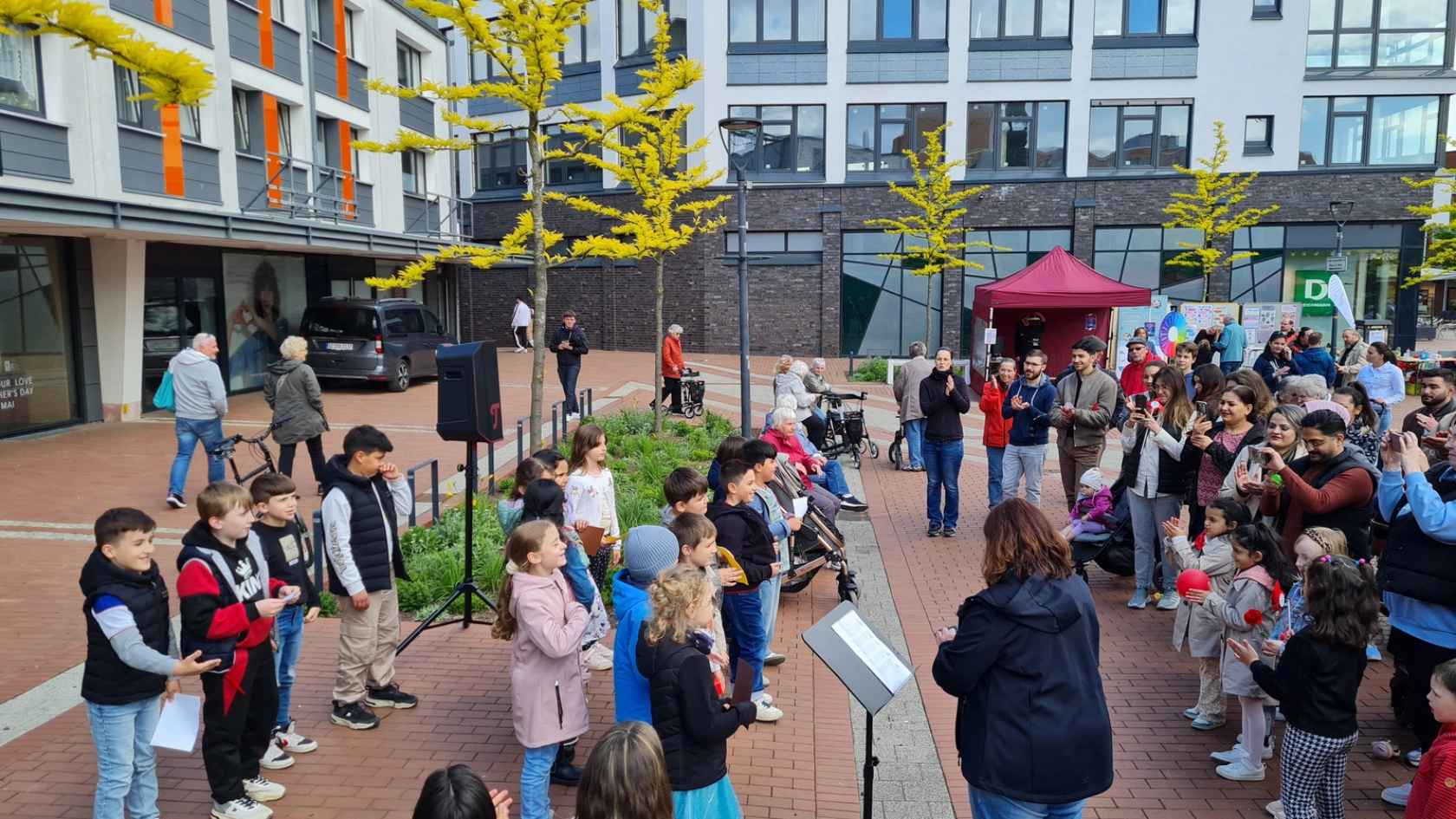 Friedensfest am Monument