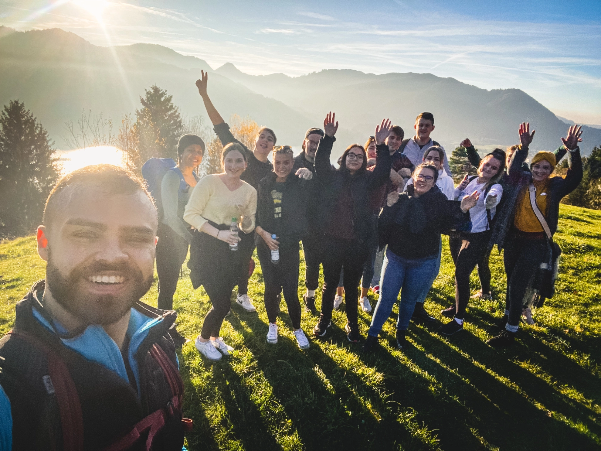 Gruppenbild vom OJA Wochenendseminar 2021, IG Metall Amberg