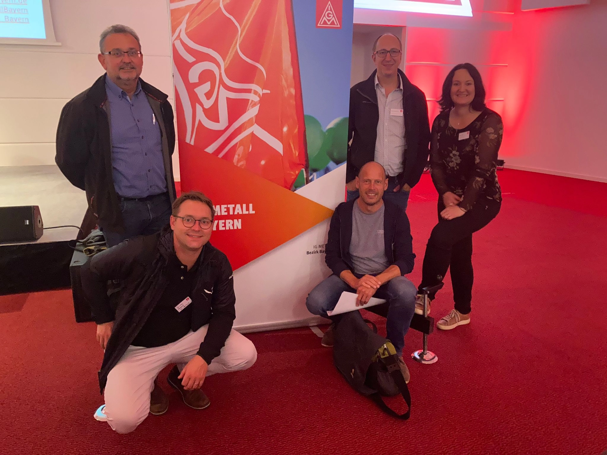 Amberger Delegierte bei der bayerischen Vertrauensleutekonferenz 2021