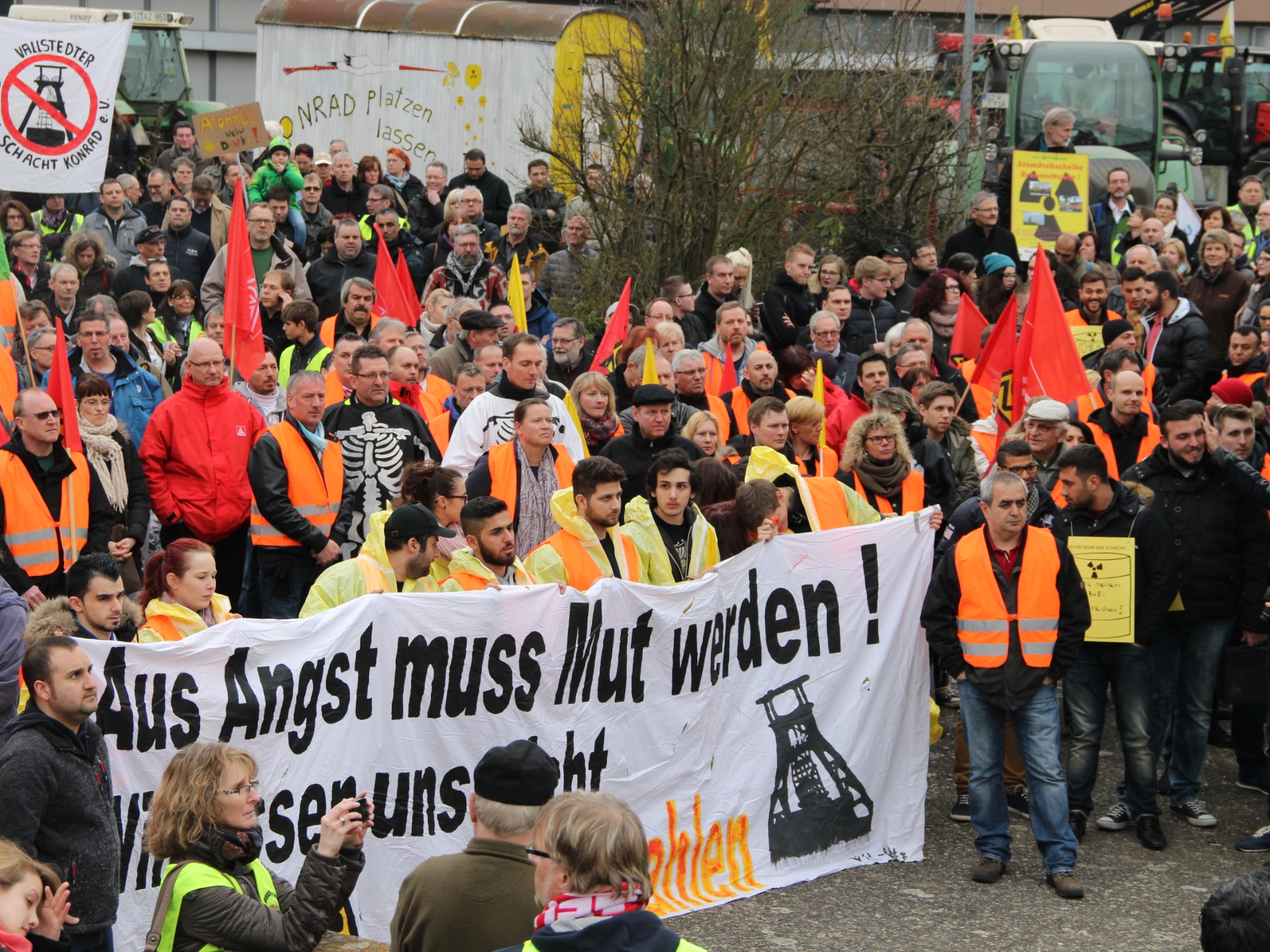 Archivfoto Protest gegen Schacht Konrad