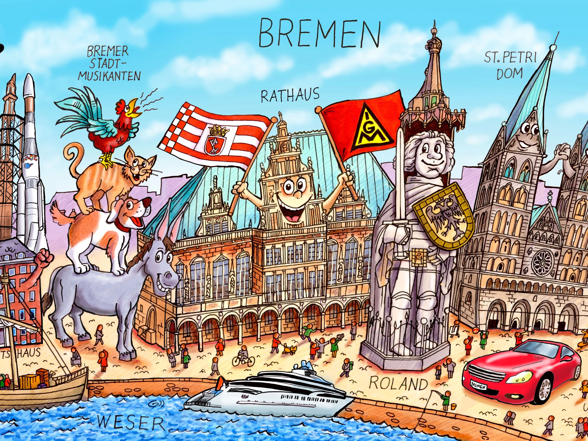 Unser wunderschönes Wimmelbild