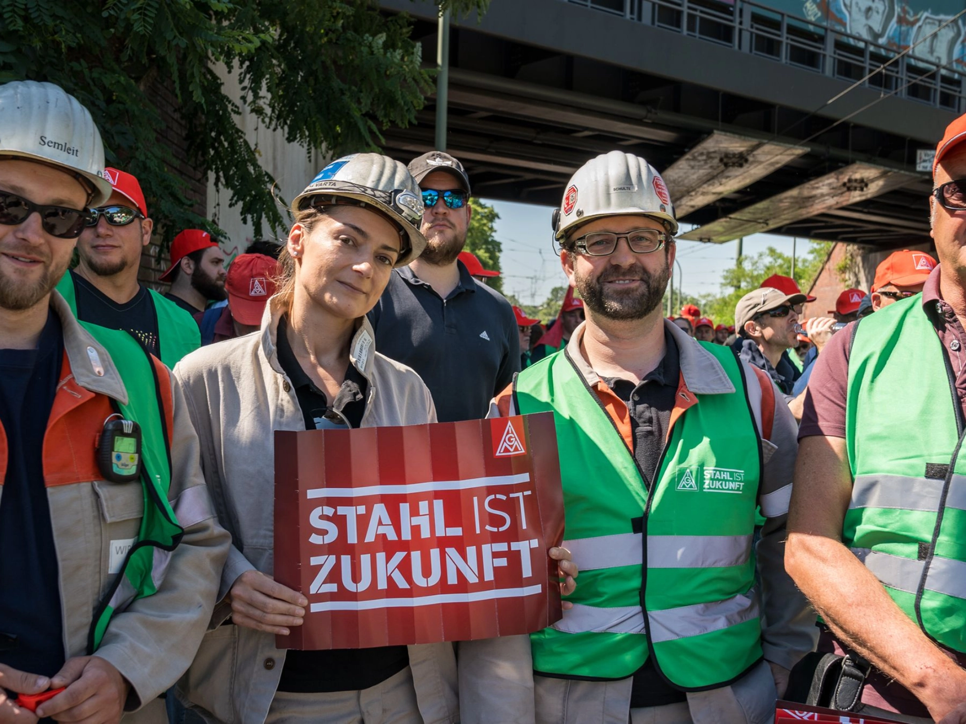 Stahl-Aktionstag am 14.6.2023 in Duisburg