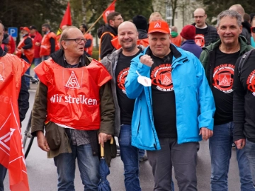 Warnstreik bei Avnet/Tria in Eschbach