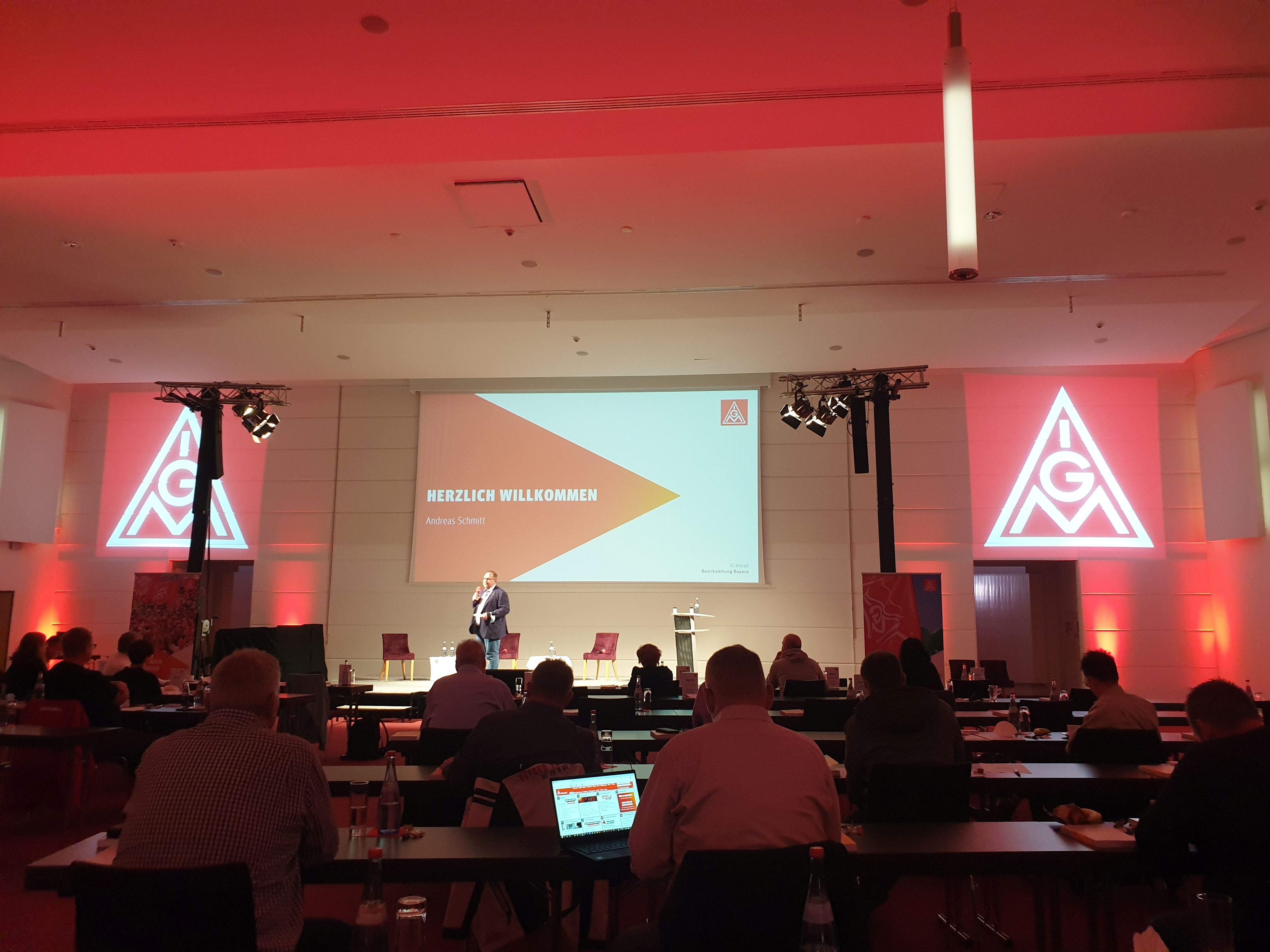 Begrüßung zur bayerischen Vertrauensleutekonferenz 2021 in Bad Gögging